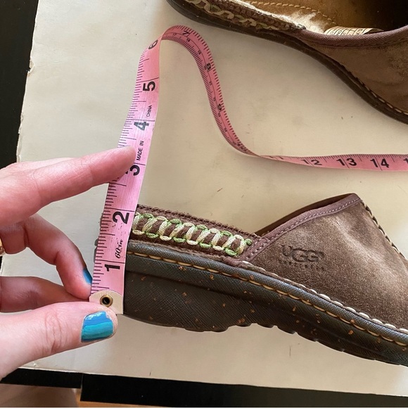 UGG Suede Mules Clogs Shoes Womens Size 8 Uggs Kohala Mule Brown Slide On Casual - Picture 15 of 16